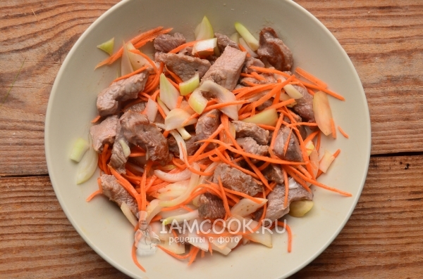 Хе из говядины по-корейски