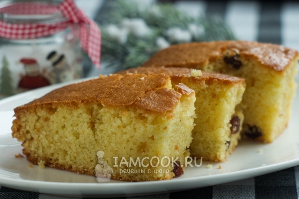 Фото манника на молоке без яиц