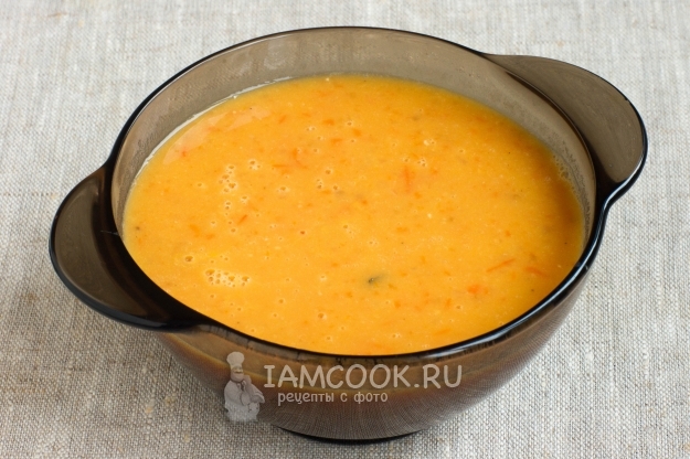 Рецепт постного горохового супа-пюре