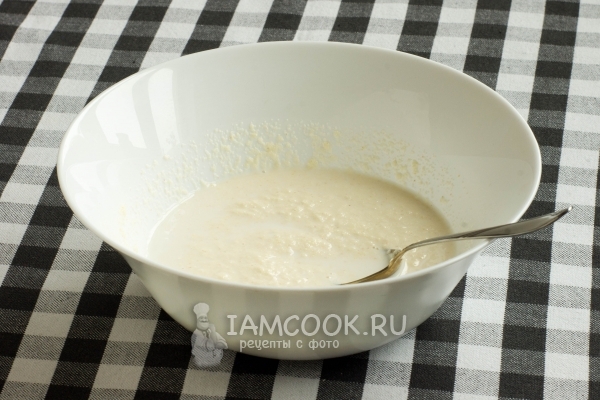 Влить молоко