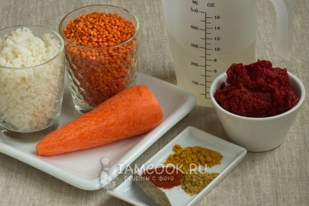 Ингредиенты для постных тефтелей