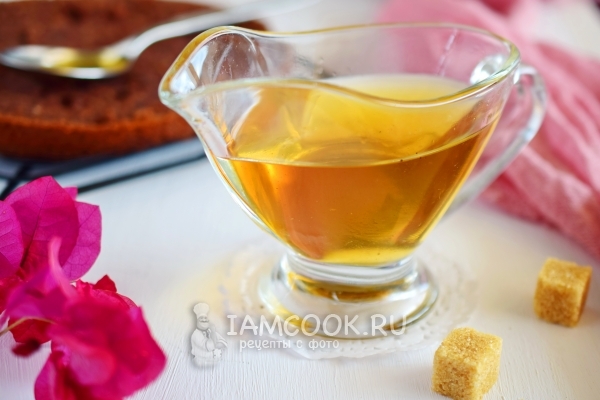 Рецепт сахарного сиропа для пропитки бисквита