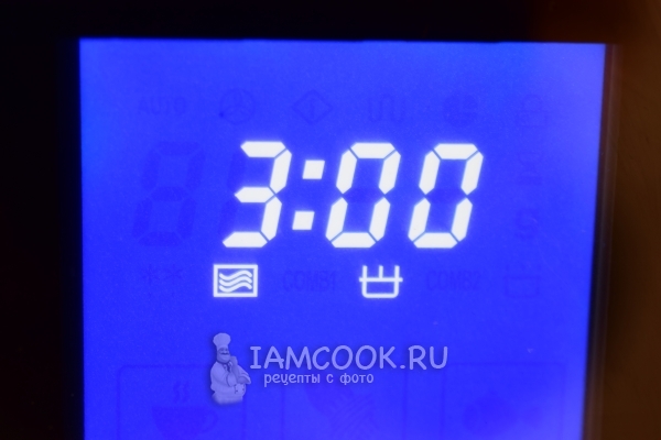 Установить необходимое время