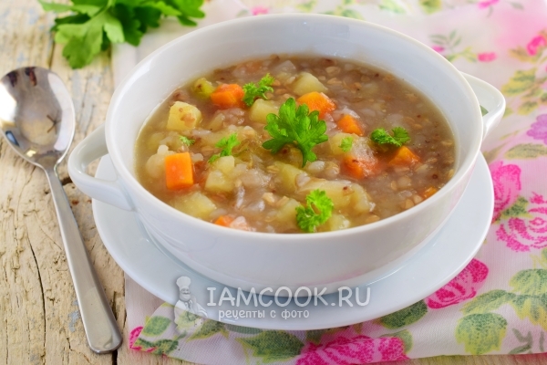 Рецепт гречневого супа для ребенка 1 год