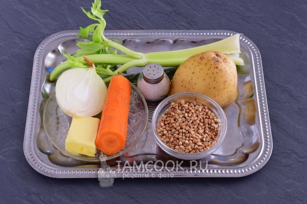 Ингредиенты для гречневого супа для ребенка 1 год