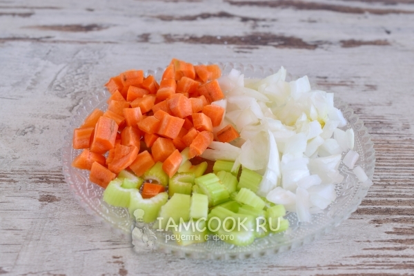 Порезать овощи