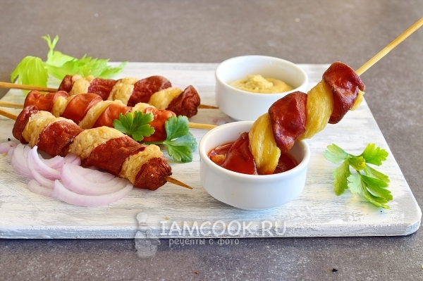 Фото слоеного хот-дога