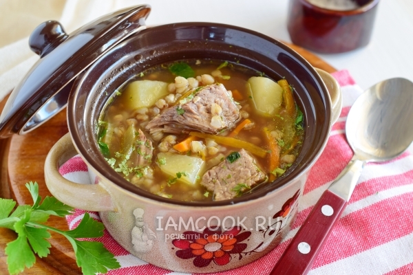 Рецепт гречневого супа с говядиной