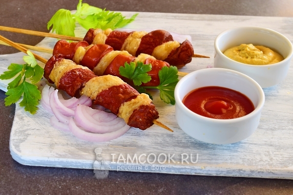 Рецепт слоеного хот-дога