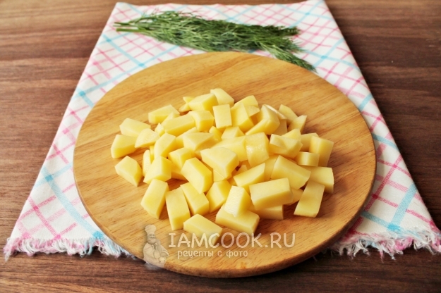 Порезать картофель