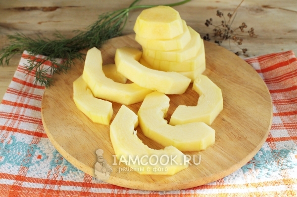 Порезать кабачки