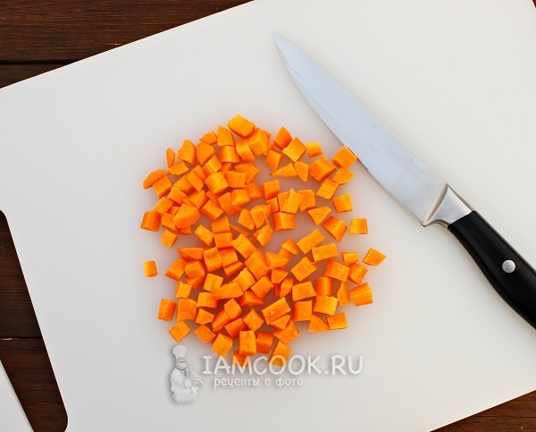 Порезать морковь