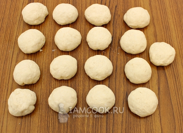 Разделить тесто на части