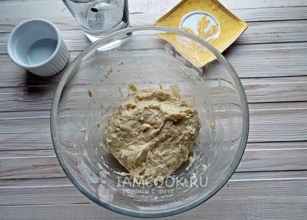 Размешать тесто