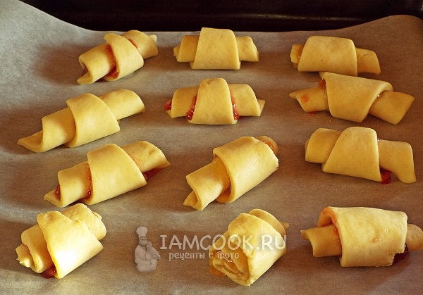 Свернуть рогалики