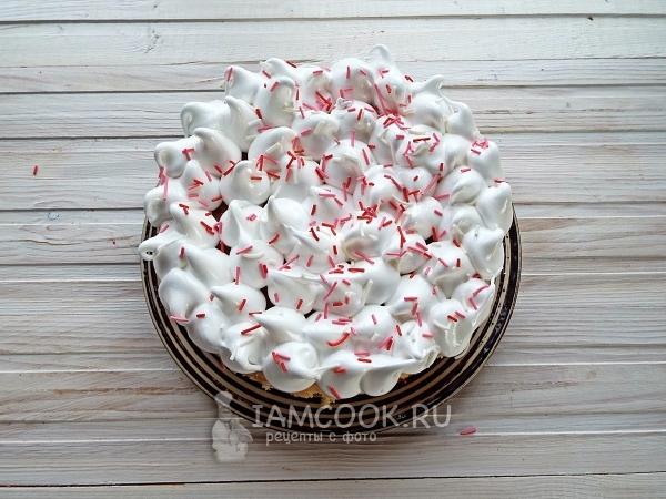 Фото бисквита с малиной