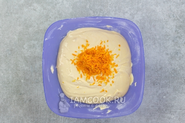 Положить цедру апельсина