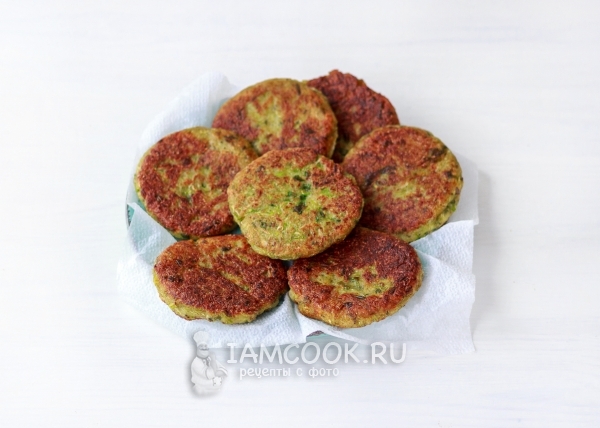 Готовые оладьи из кабачков без яиц