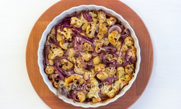 Запечь капусту в духовке