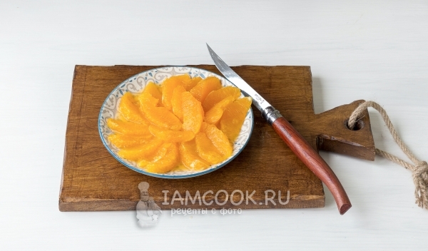 Порезать апельсин на дольки