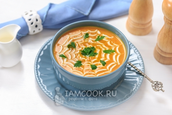 Рецепт тыквенного супа-пюре со сливками