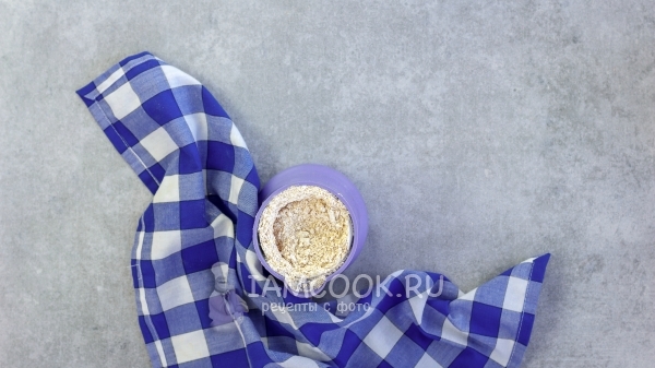 Измельчить овсяные хлопья