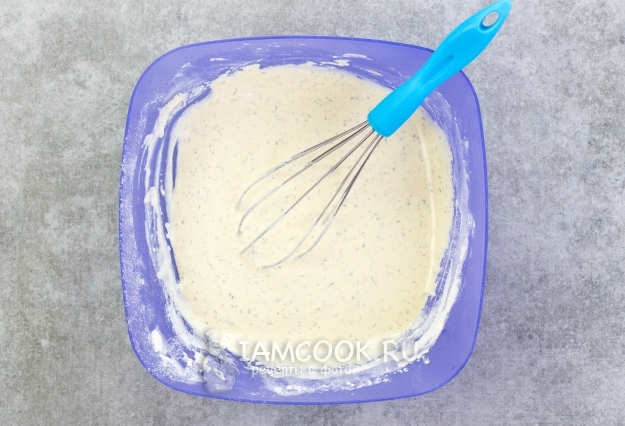Размешать тесто