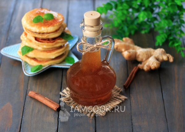 Рецепт имбирного сиропа