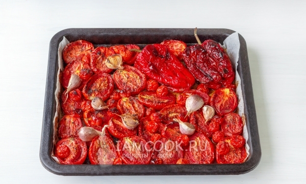 Запечь овощи в духовке