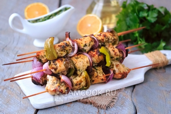 Фото маринада для курицы с лимоном и травами