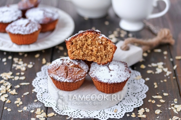 Фото творожно-овсяных кексов