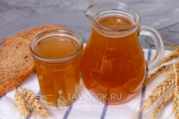 Рецепт домашнего хлебного кваса с дрожжами