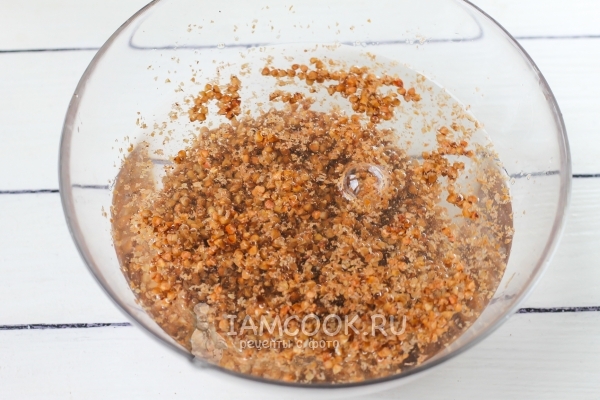 Промыть гречку