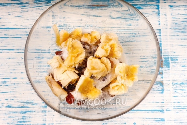 Положить банан