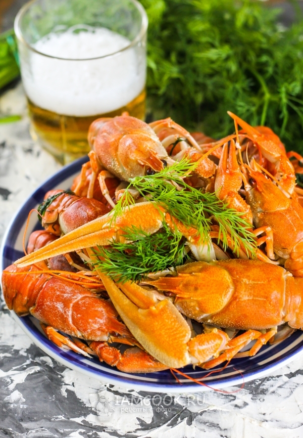 Рецепт раков в пиве