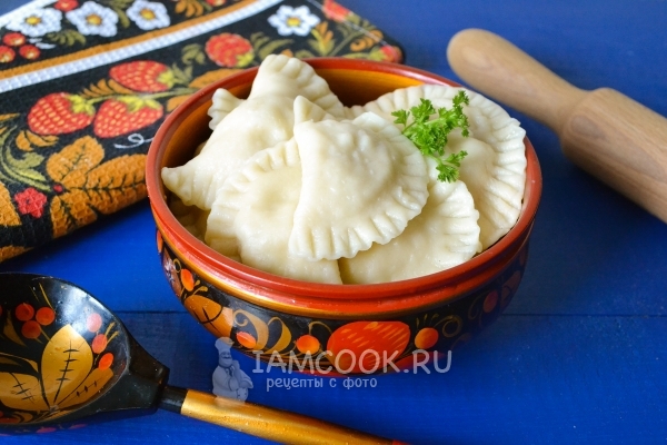 Рецепт вареников с курицей