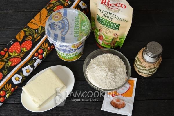 Ингредиенты для слоеного теста быстрого приготовления для курника