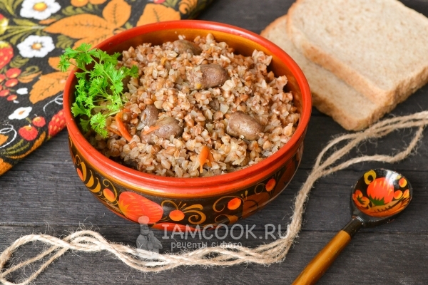 Рецепт приготовления куриных сердечек с гречкой в мультиварке