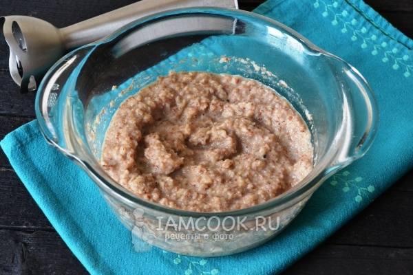 Взбить фарш блендером