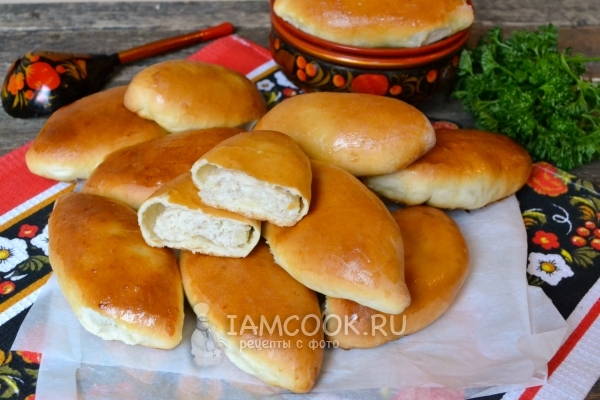 Рецепт пирожков с курицей и картошкой в духовке