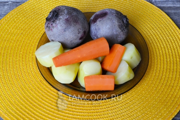 Остудить овощи