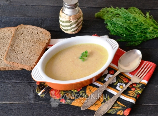 Сливочный суп из горбуши