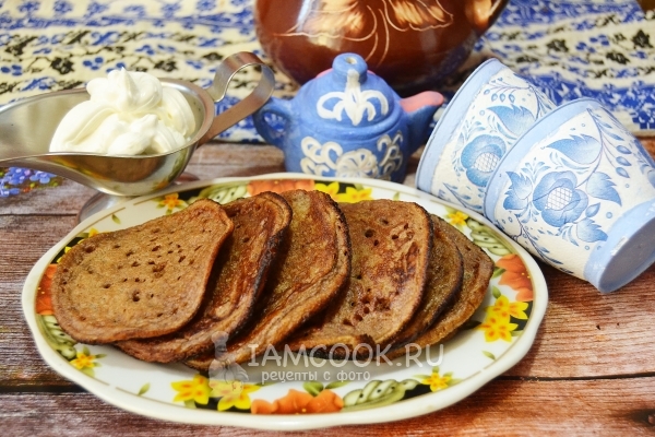 Блины на кислом молоке с дырочками