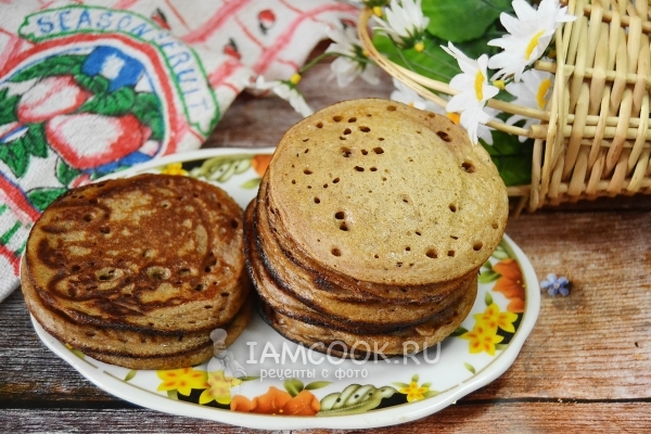 Фото блинов на кислом молоке с дырочками