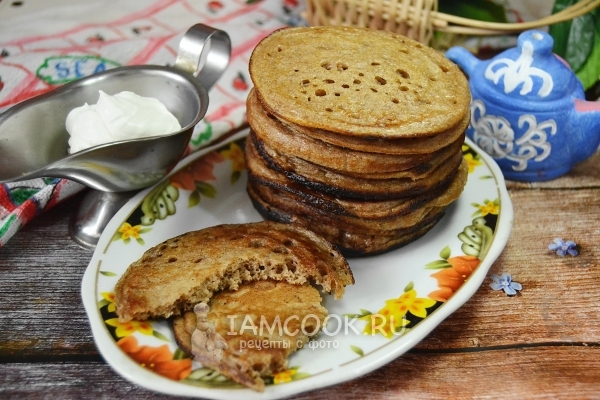 Рецепт блинов на кислом молоке с дырочками