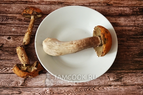 Почистить грибы