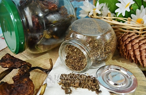 Фото сушеных подберезовиков