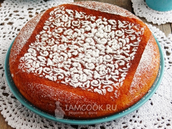 Кекс на молоке в мультиварке