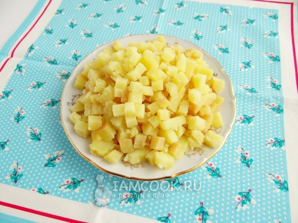 Порезать картофель