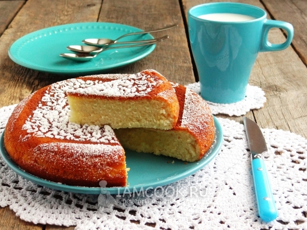 Рецепт кекса на молоке в мультиварке